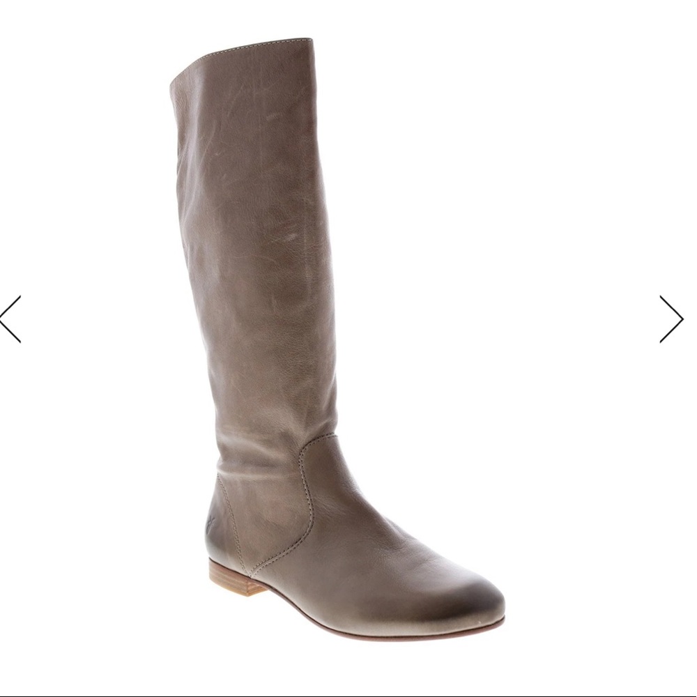 Frye Jillian Pull On Womens Soft Brown Leather Boots